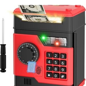 Piggy Bank Electronic ATM for Kids Baby Toy Safe Coin Banks Money Saving Gift